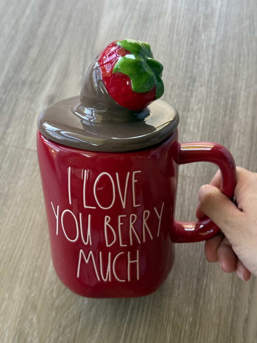 Rae Dunn Strawberry Mug